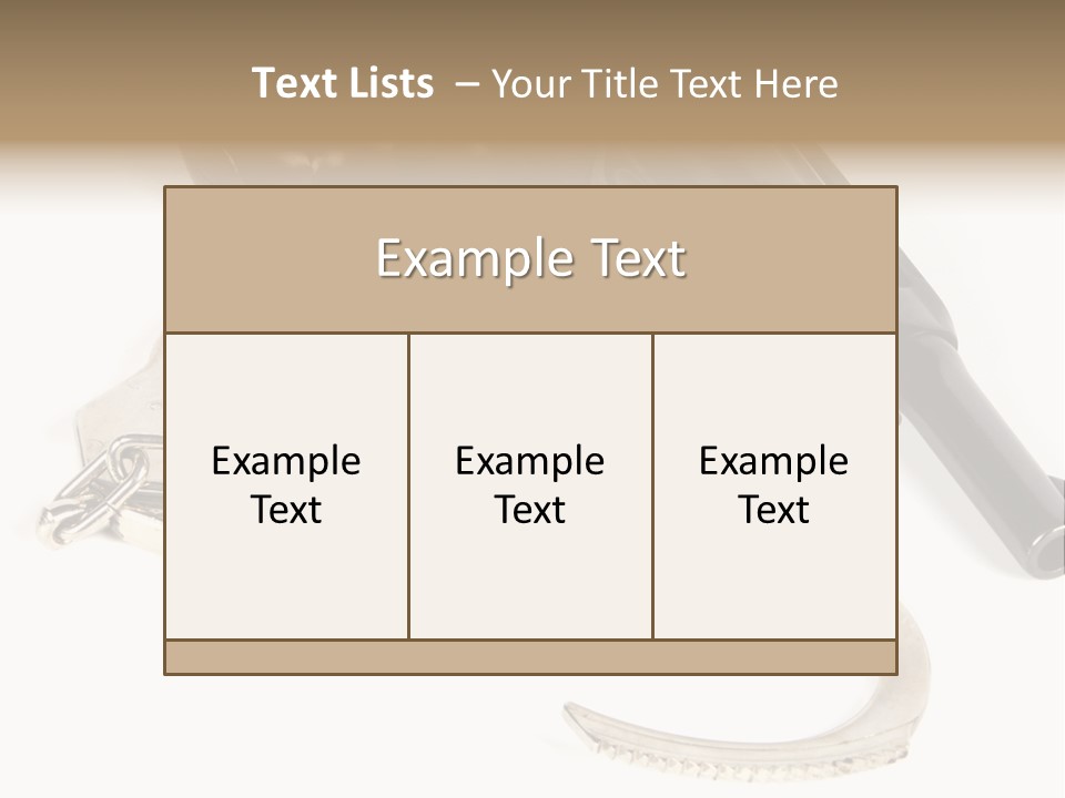 Two Revolvers And A Gun On A White Background PowerPoint Template