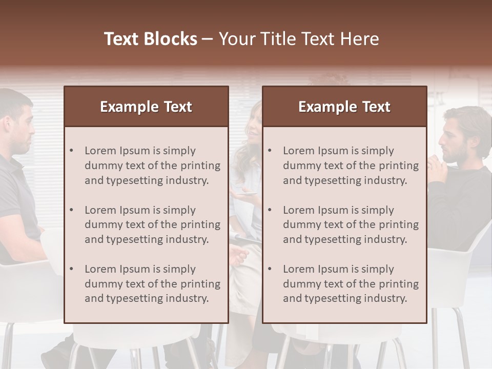 Guidance Sitting Communication PowerPoint Template
