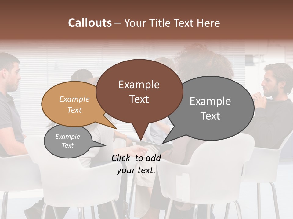 Guidance Sitting Communication PowerPoint Template