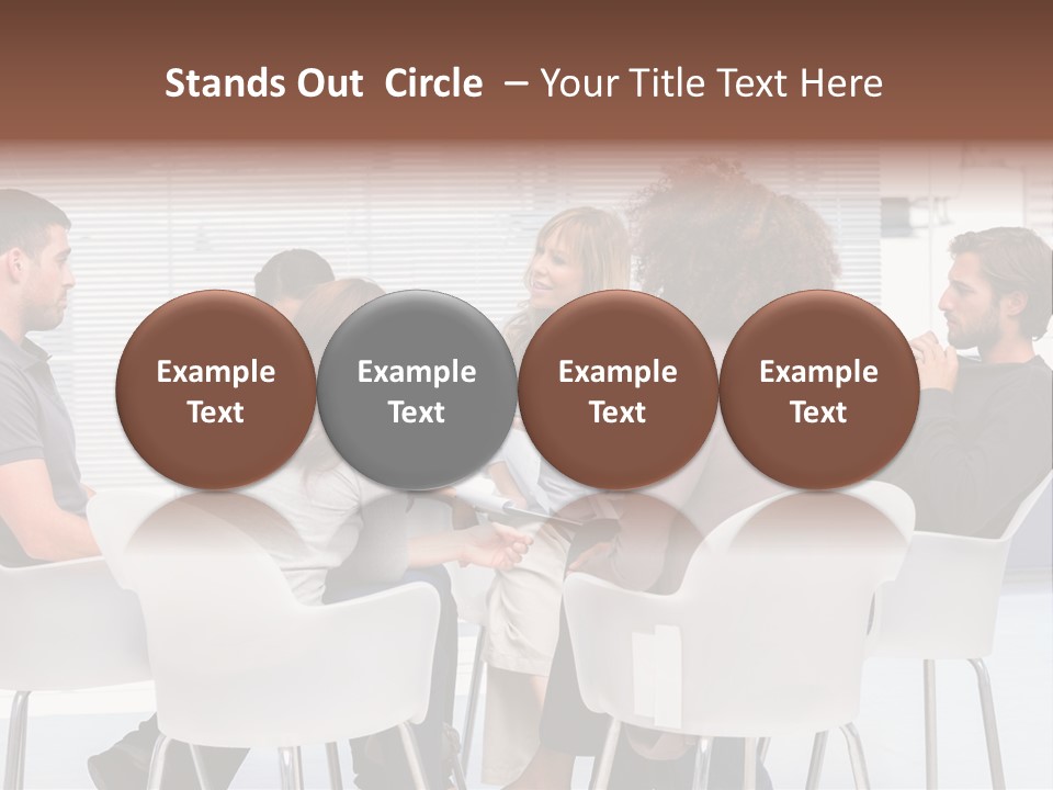 Guidance Sitting Communication PowerPoint Template