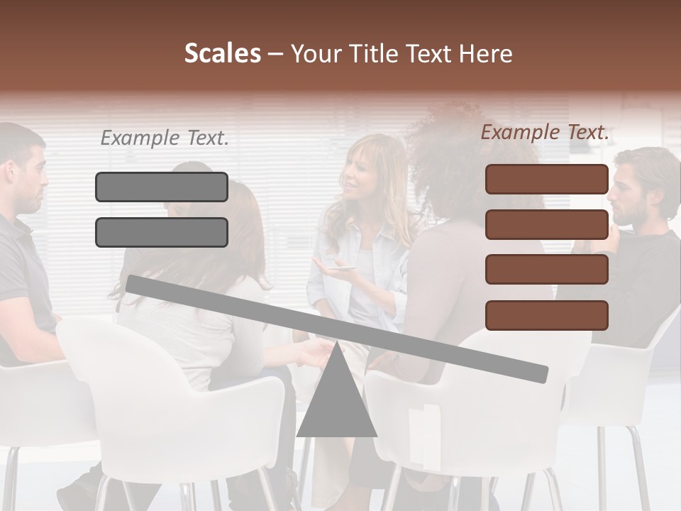 Guidance Sitting Communication PowerPoint Template