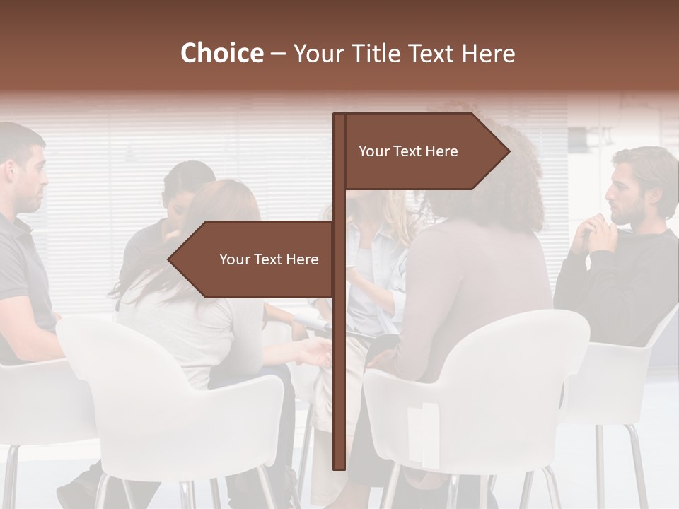 Guidance Sitting Communication PowerPoint Template