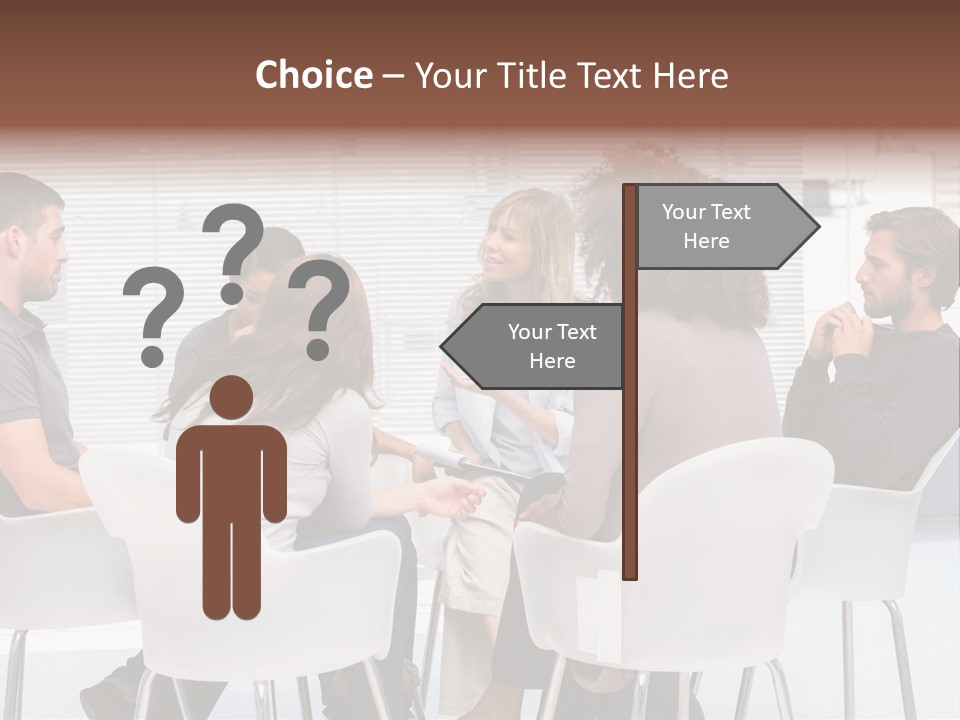 Guidance Sitting Communication PowerPoint Template