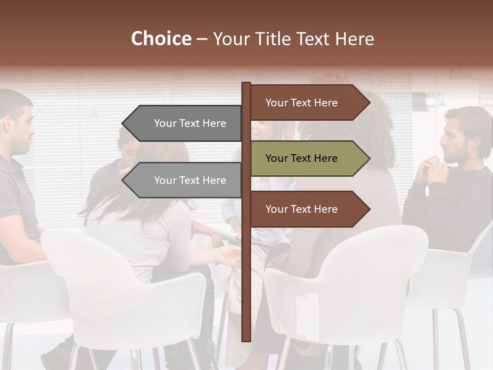 Guidance Sitting Communication PowerPoint Template