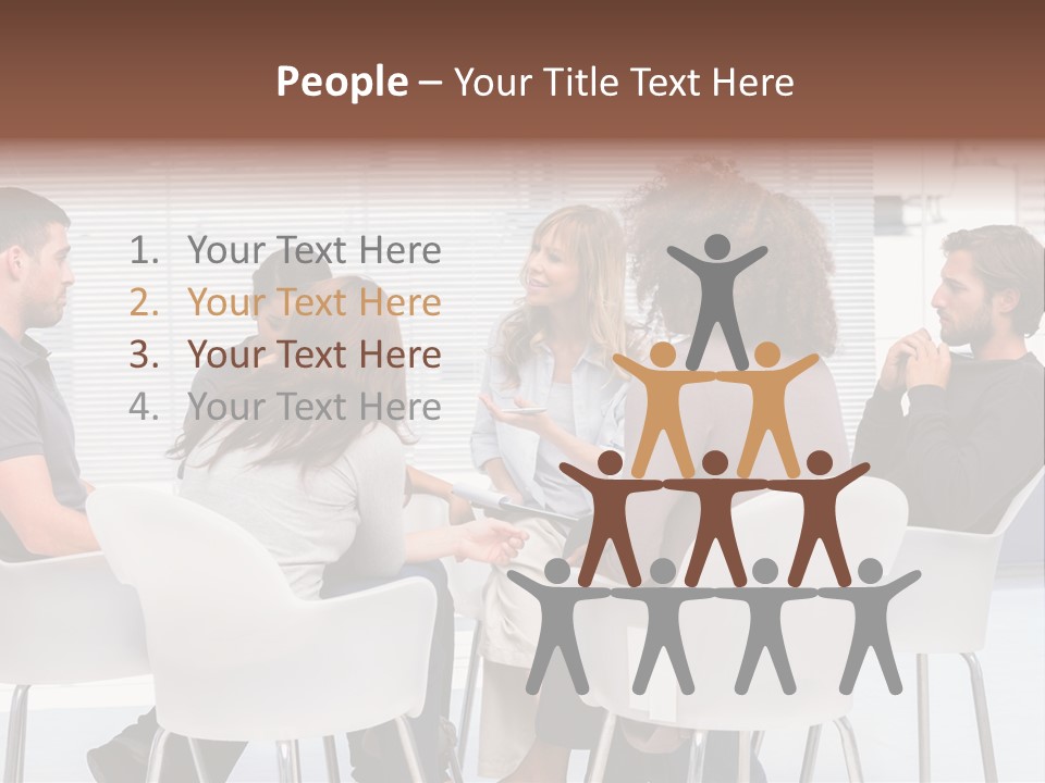 Guidance Sitting Communication PowerPoint Template