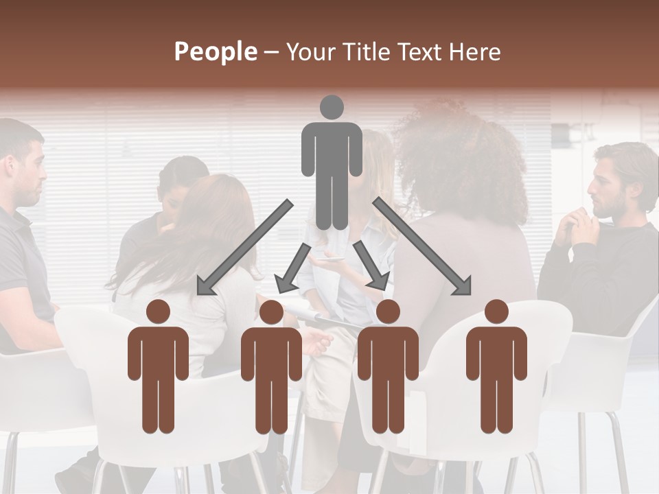 Guidance Sitting Communication PowerPoint Template