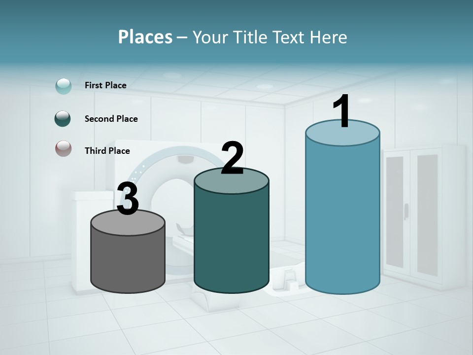 Brightly Lit Medical Equipment Bright PowerPoint Template