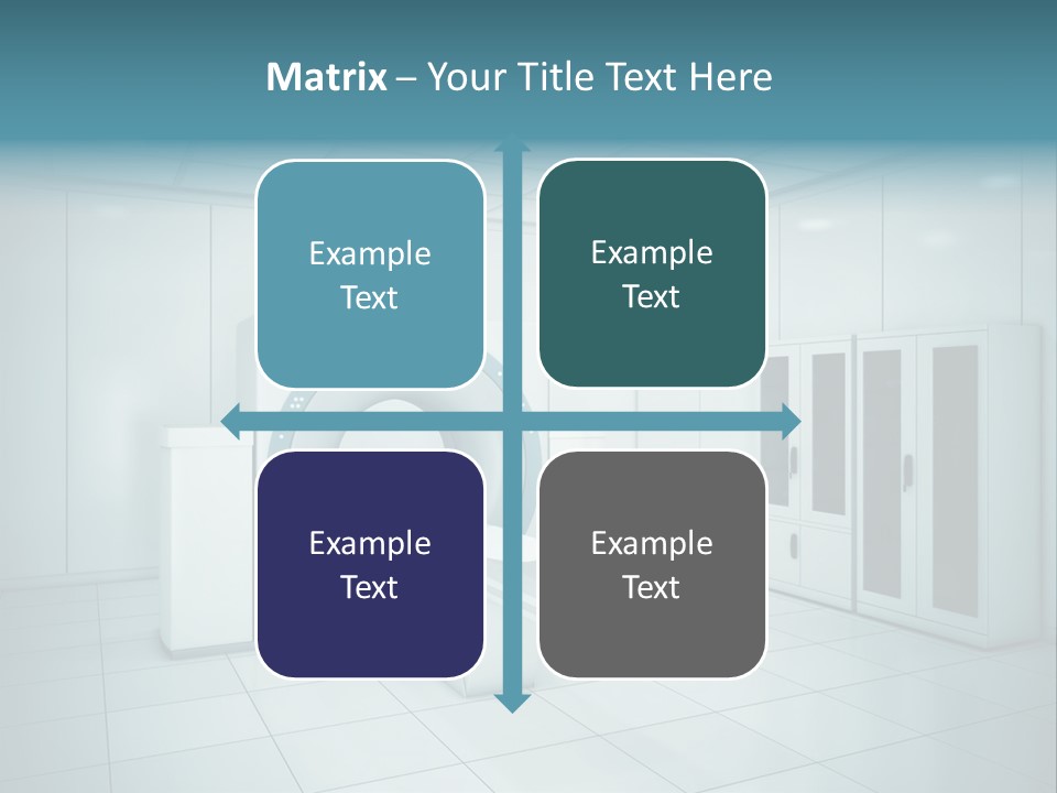Brightly Lit Medical Equipment Bright PowerPoint Template