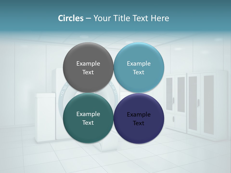 Brightly Lit Medical Equipment Bright PowerPoint Template