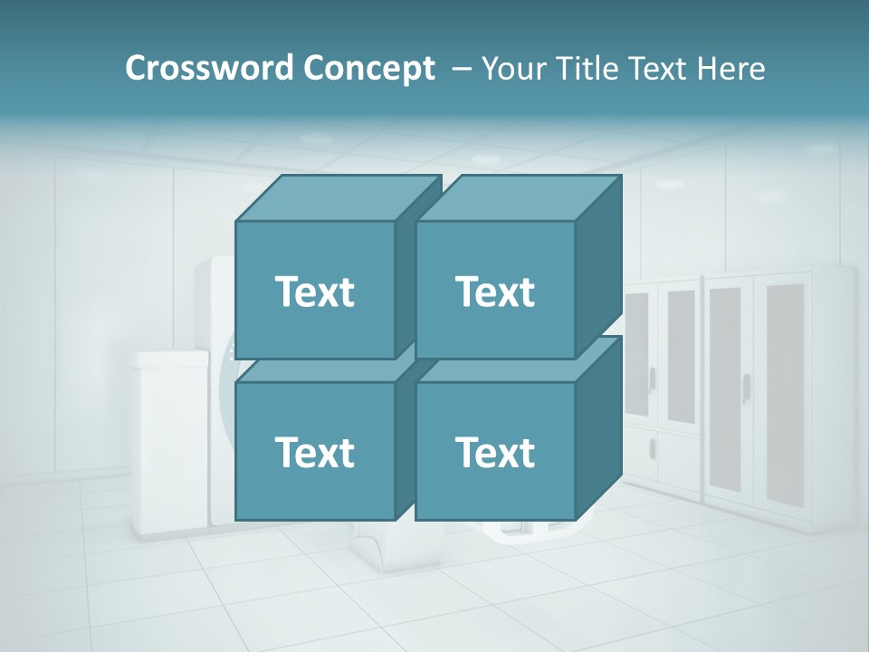 Brightly Lit Medical Equipment Bright PowerPoint Template
