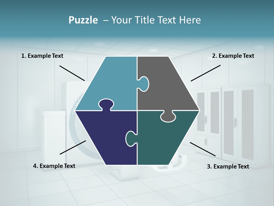 Brightly Lit Medical Equipment Bright PowerPoint Template