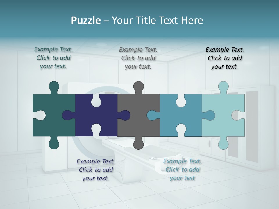 Brightly Lit Medical Equipment Bright PowerPoint Template