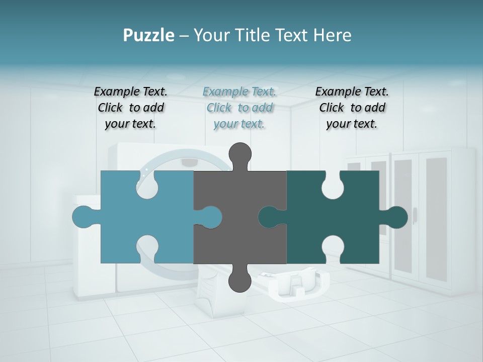 Brightly Lit Medical Equipment Bright PowerPoint Template