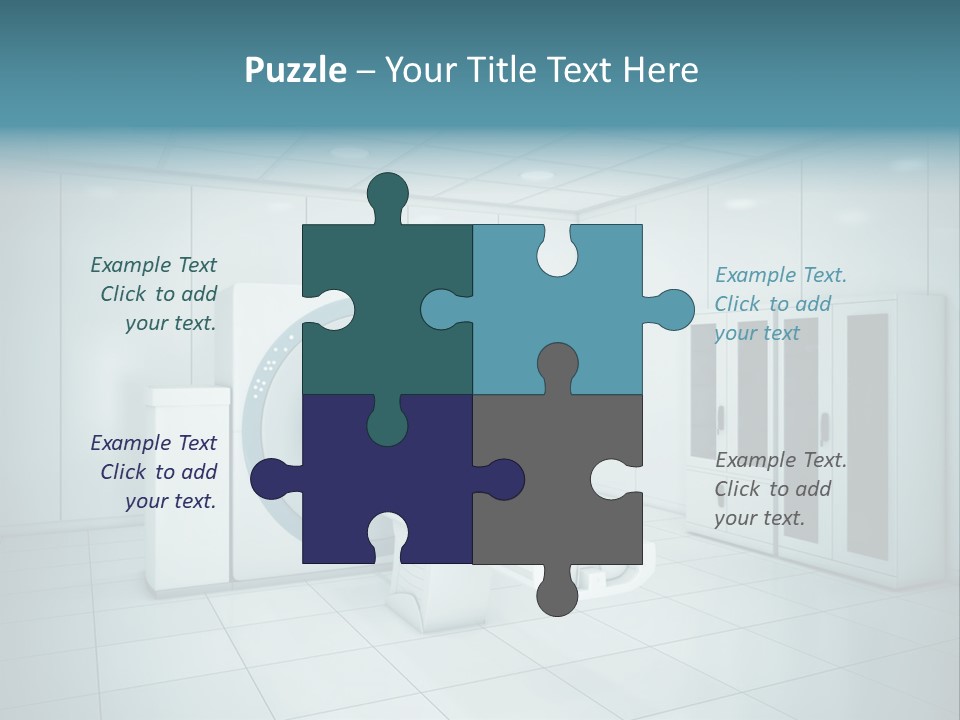Brightly Lit Medical Equipment Bright PowerPoint Template
