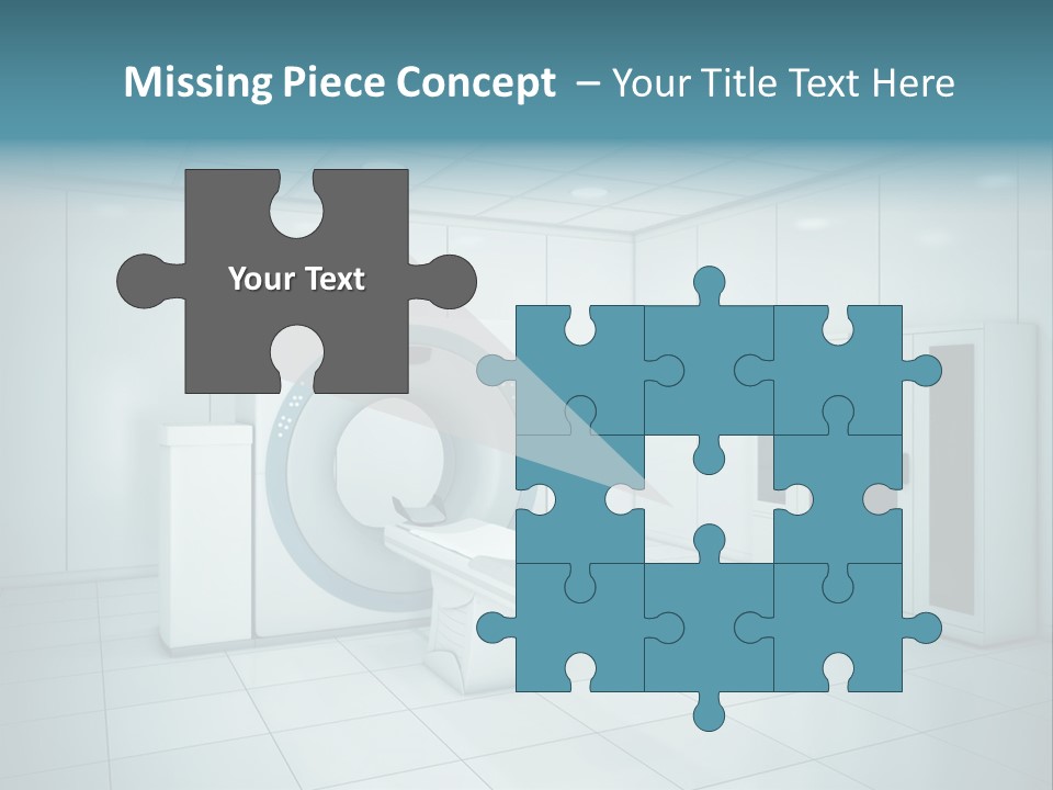 Brightly Lit Medical Equipment Bright PowerPoint Template