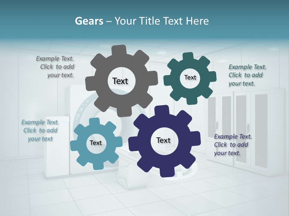 Brightly Lit Medical Equipment Bright PowerPoint Template