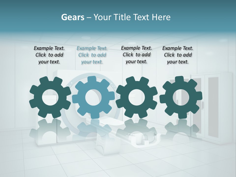 Brightly Lit Medical Equipment Bright PowerPoint Template