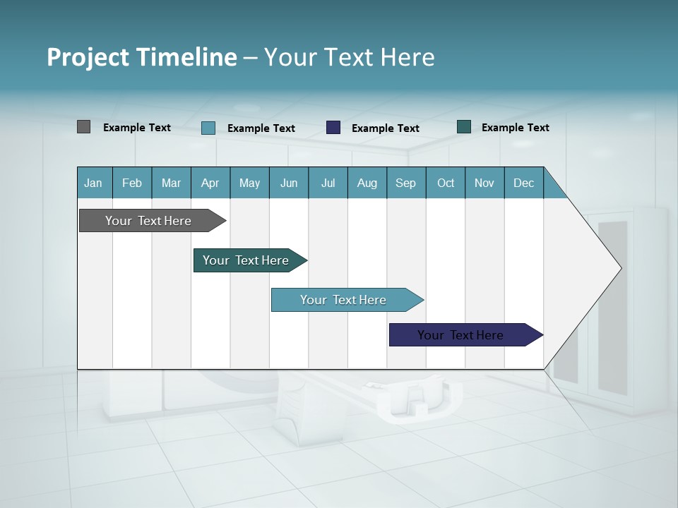 Brightly Lit Medical Equipment Bright PowerPoint Template