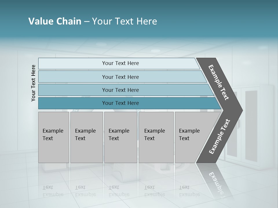 Brightly Lit Medical Equipment Bright PowerPoint Template
