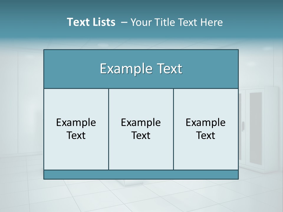 Brightly Lit Medical Equipment Bright PowerPoint Template