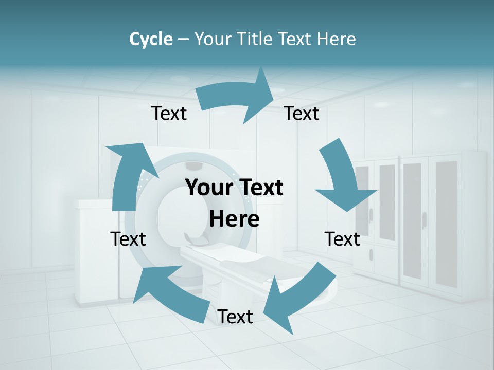 Brightly Lit Medical Equipment Bright PowerPoint Template