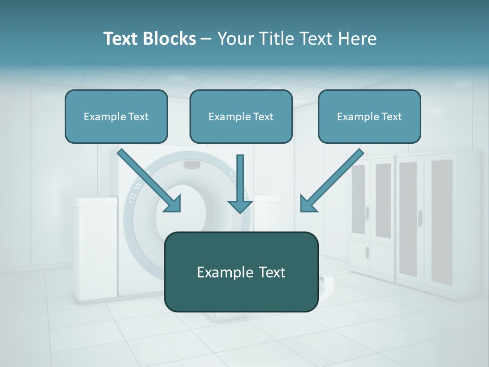 Brightly Lit Medical Equipment Bright PowerPoint Template