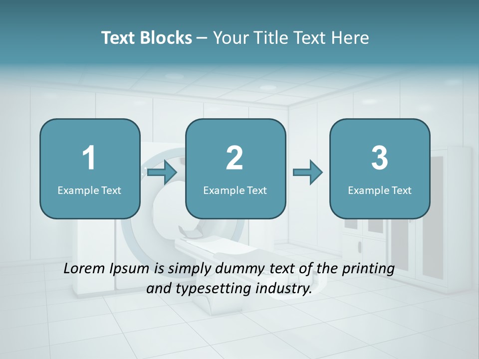 Brightly Lit Medical Equipment Bright PowerPoint Template