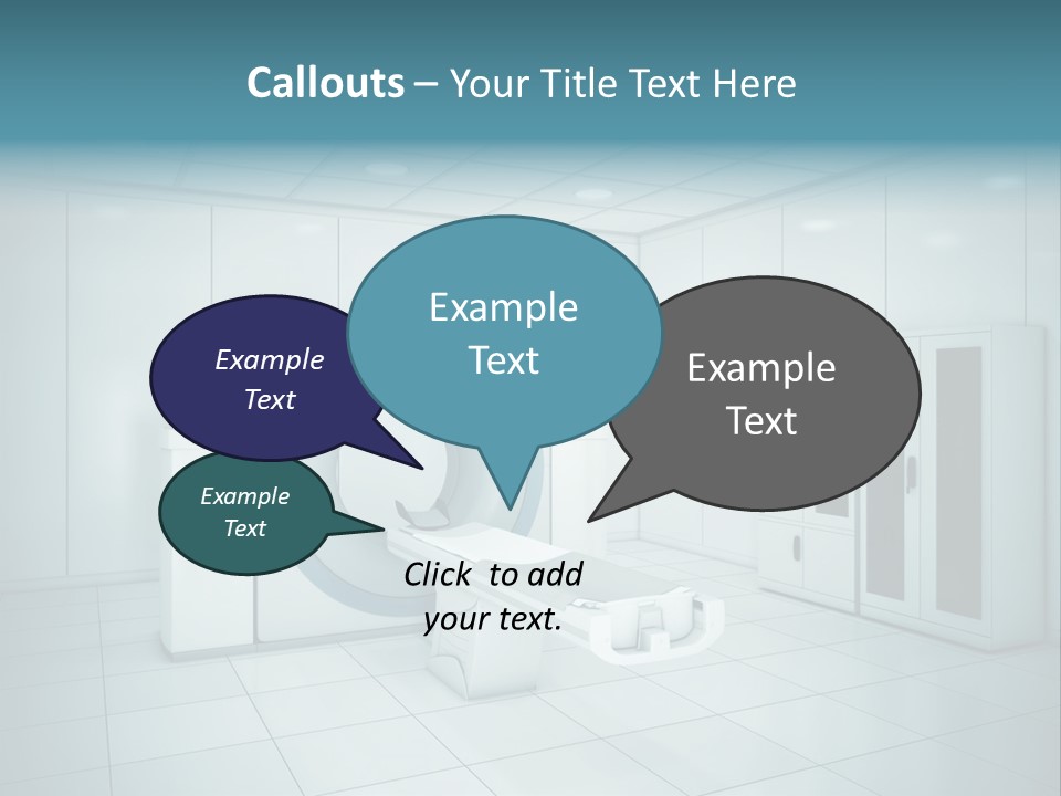 Brightly Lit Medical Equipment Bright PowerPoint Template