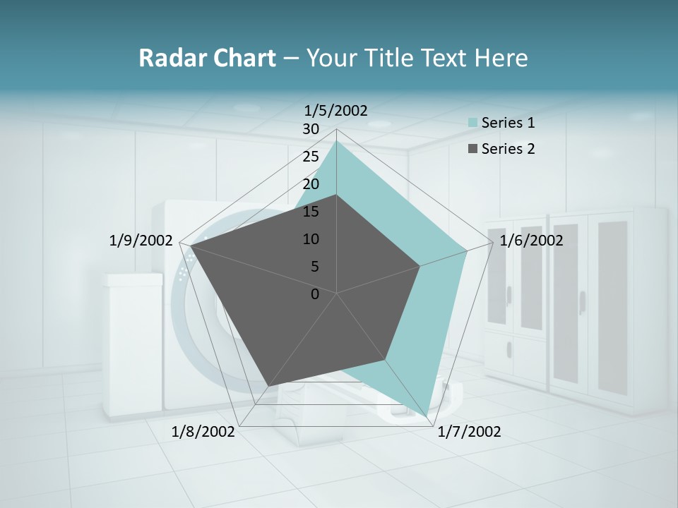 Brightly Lit Medical Equipment Bright PowerPoint Template