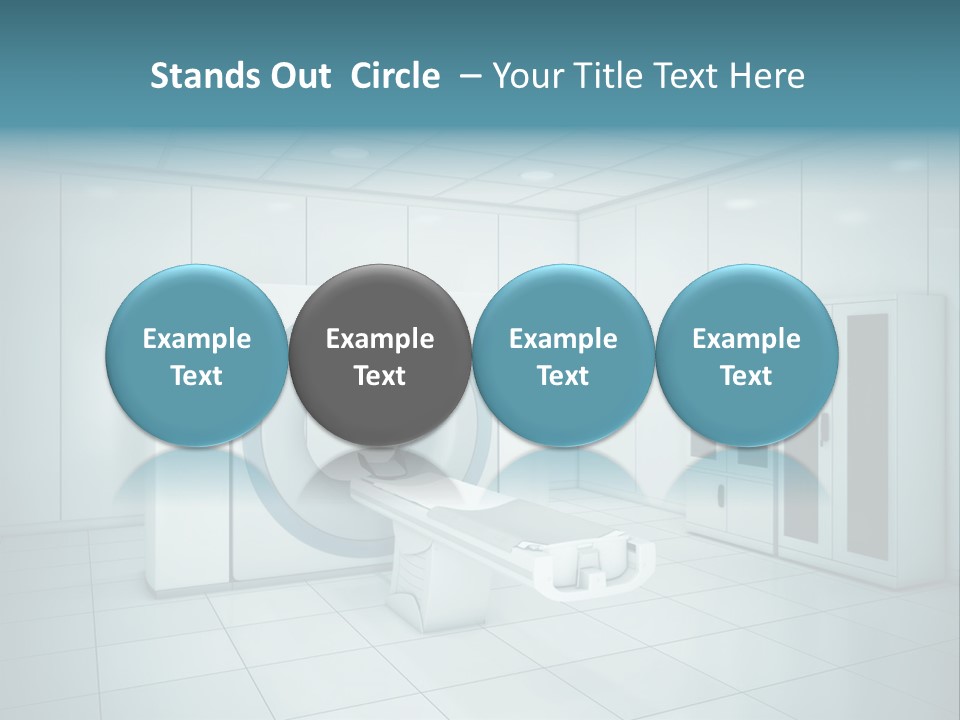 Brightly Lit Medical Equipment Bright PowerPoint Template