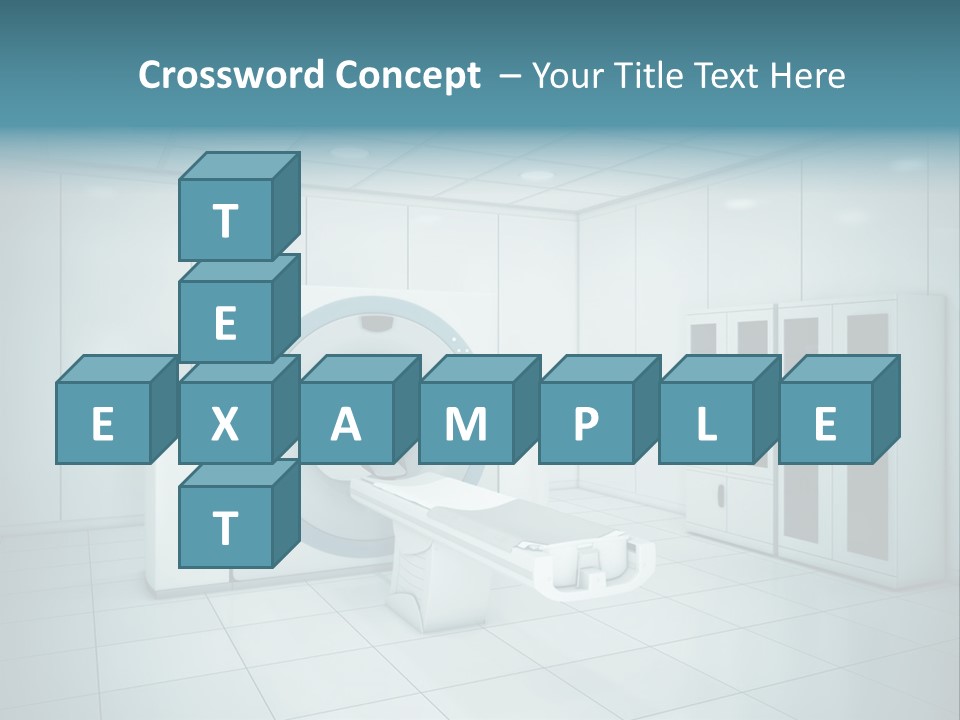 Brightly Lit Medical Equipment Bright PowerPoint Template