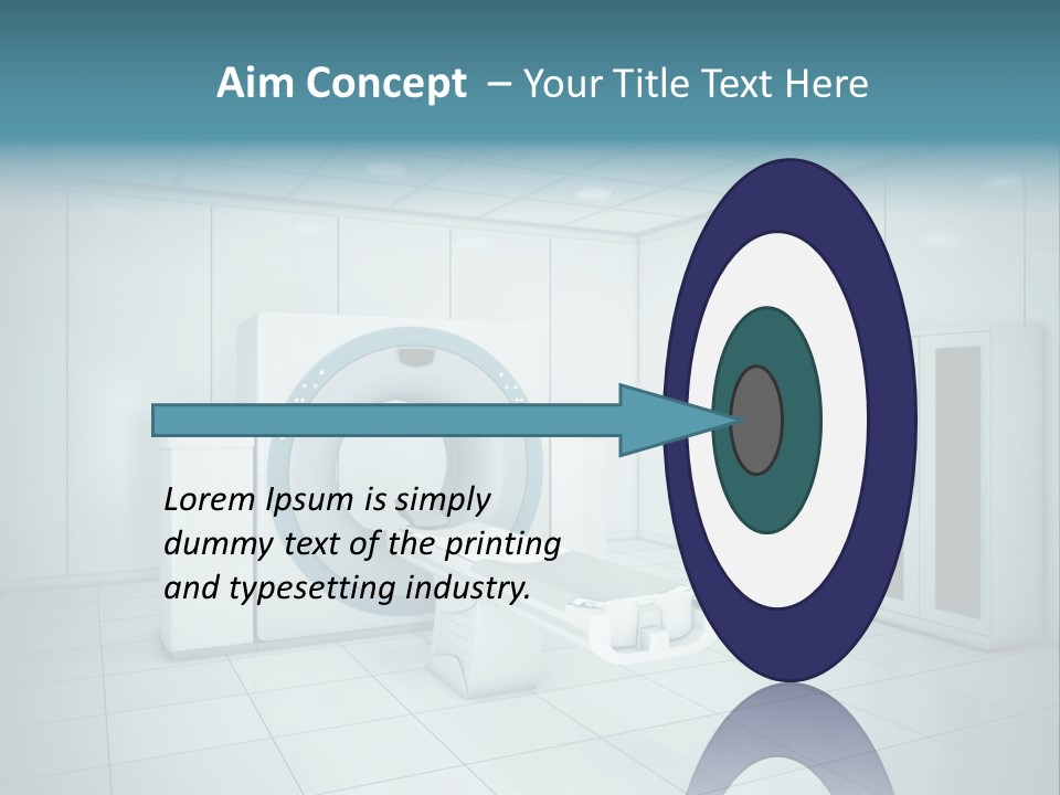Brightly Lit Medical Equipment Bright PowerPoint Template