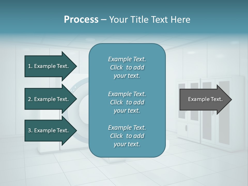 Brightly Lit Medical Equipment Bright PowerPoint Template