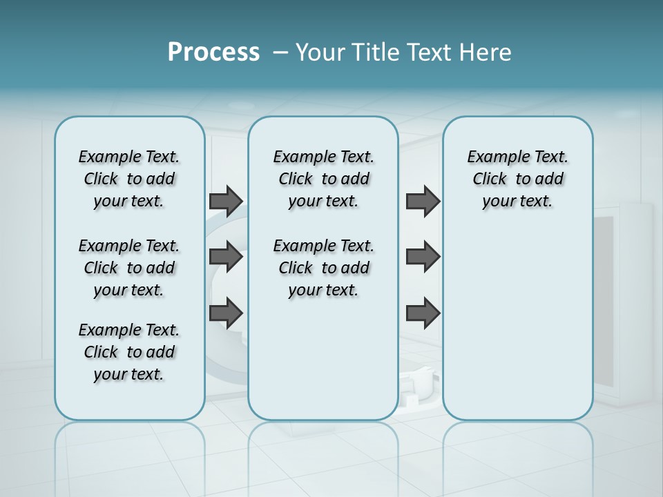 Brightly Lit Medical Equipment Bright PowerPoint Template