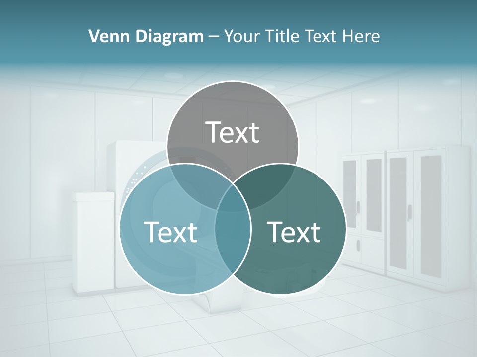 Brightly Lit Medical Equipment Bright PowerPoint Template