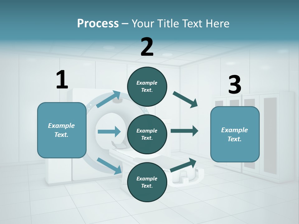 Brightly Lit Medical Equipment Bright PowerPoint Template