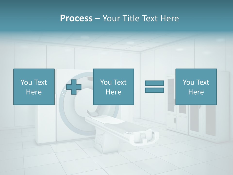 Brightly Lit Medical Equipment Bright PowerPoint Template