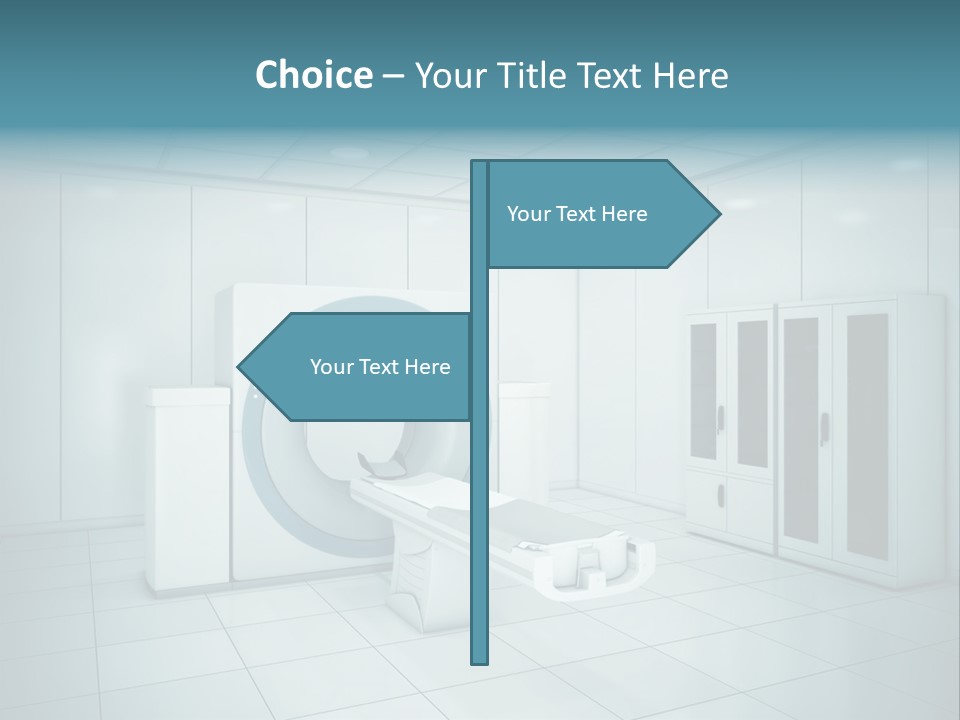 Brightly Lit Medical Equipment Bright PowerPoint Template