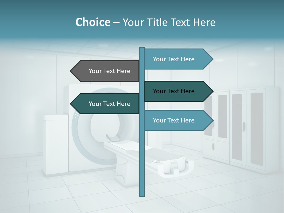 Brightly Lit Medical Equipment Bright PowerPoint Template