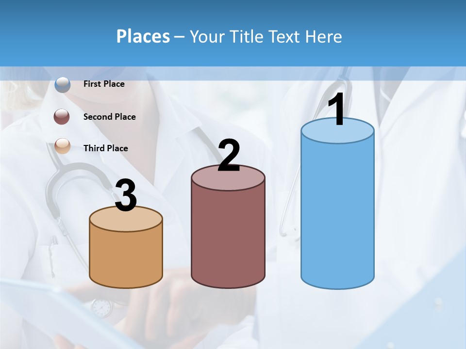 Tablet Female Male PowerPoint Template