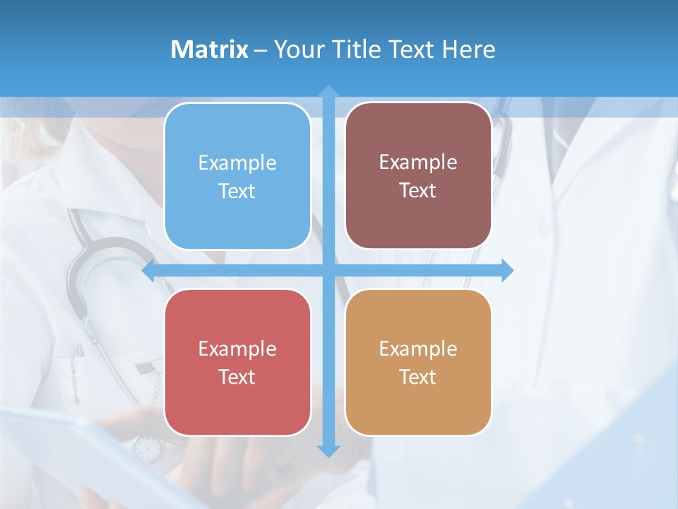 Tablet Female Male PowerPoint Template
