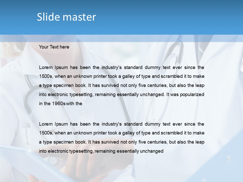 Tablet Female Male PowerPoint Template