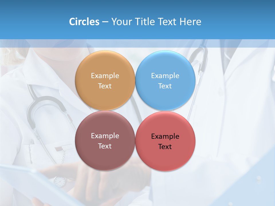 Tablet Female Male PowerPoint Template