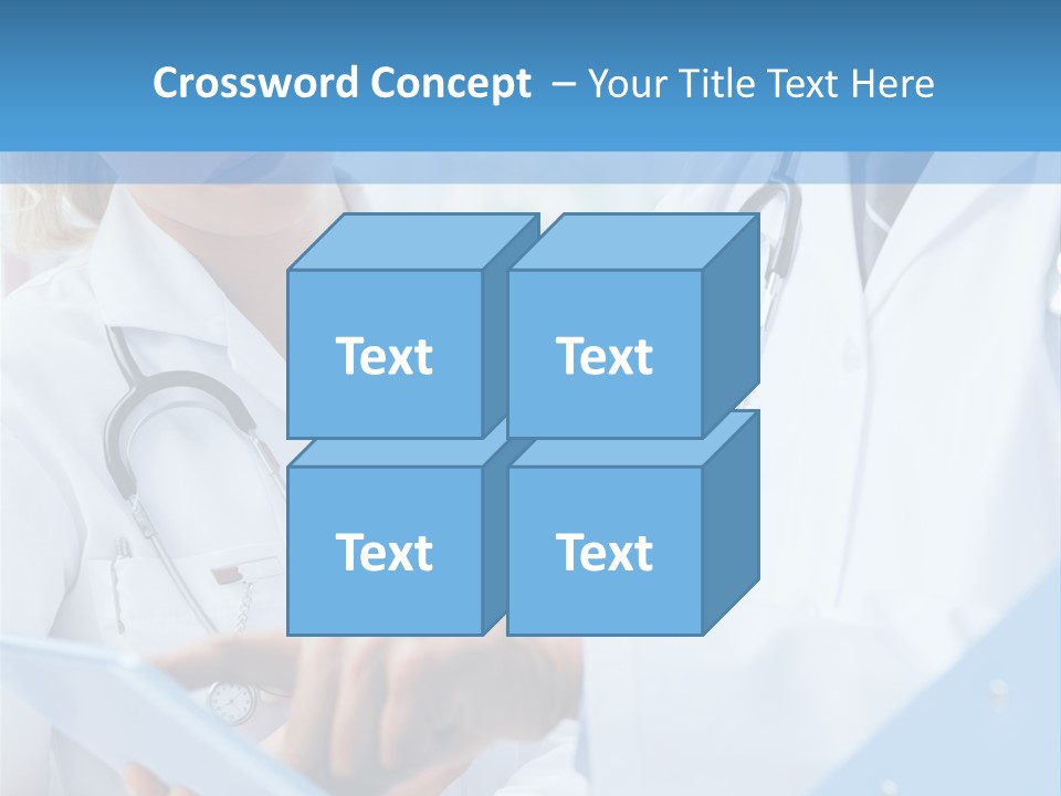 Tablet Female Male PowerPoint Template