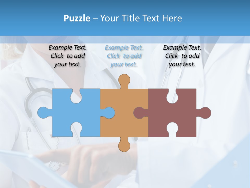 Tablet Female Male PowerPoint Template