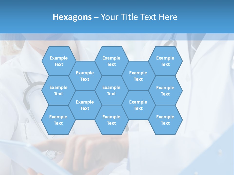 Tablet Female Male PowerPoint Template