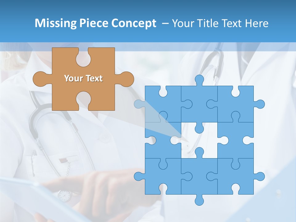 Tablet Female Male PowerPoint Template