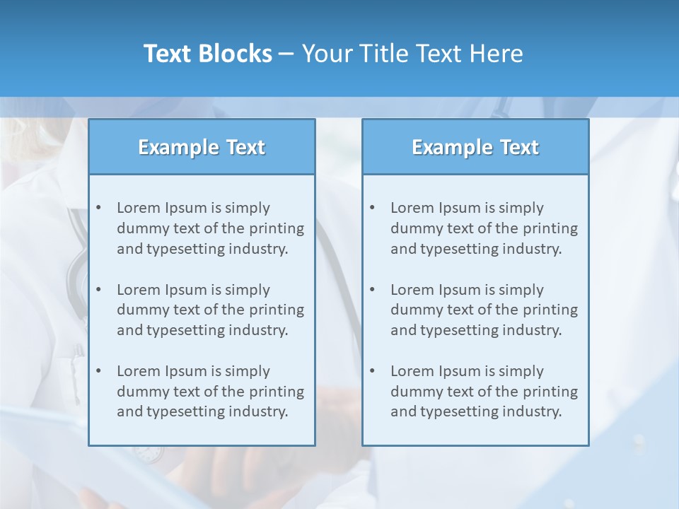 Tablet Female Male PowerPoint Template