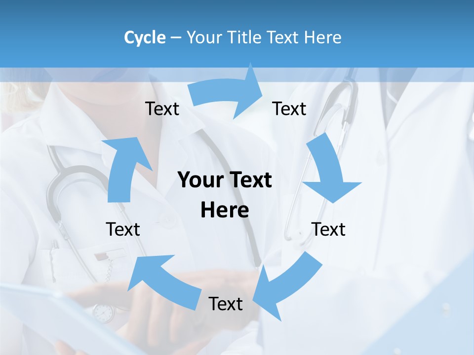 Tablet Female Male PowerPoint Template