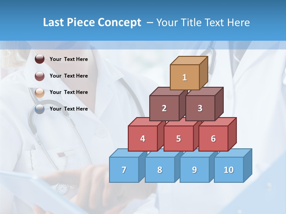 Tablet Female Male PowerPoint Template